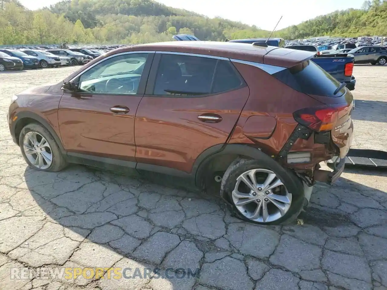 2 Photograph of a damaged car KL4MMCSL5MB141259 BUICK ENCORE 2021