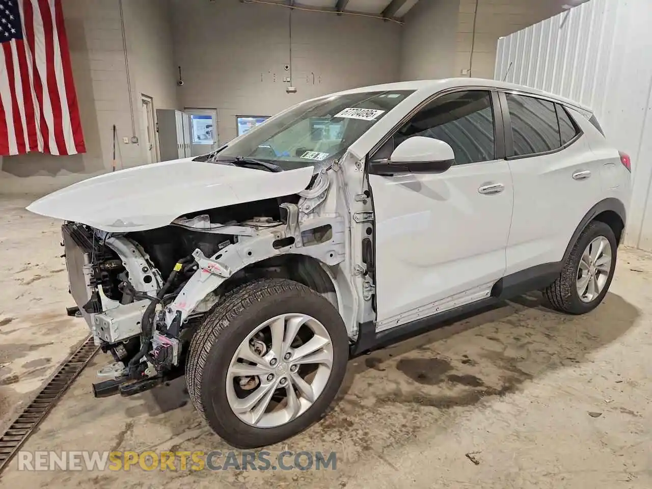 1 Фотография поврежденного автомобиля KL4MMCSL6MB177963 BUICK ENCORE 2021