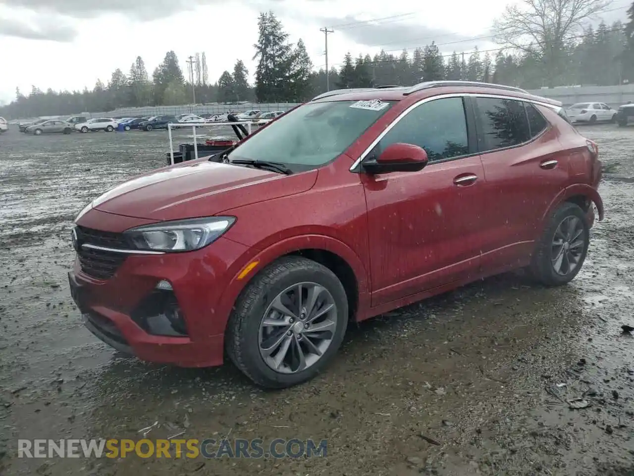1 Photograph of a damaged car KL4MMDS25MB107609 BUICK ENCORE 2021