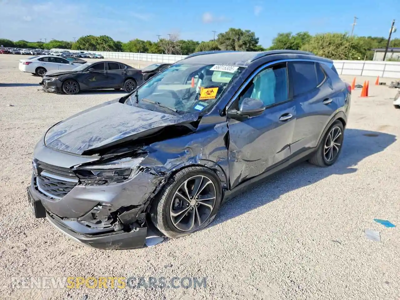 1 fotografías del automóvil dañado KL4MMDS26MB093638 BUICK ENCORE 2021