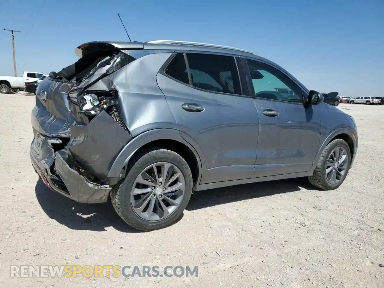 3 Photograph of a damaged car KL4MMDS27MB137114 BUICK ENCORE 2021