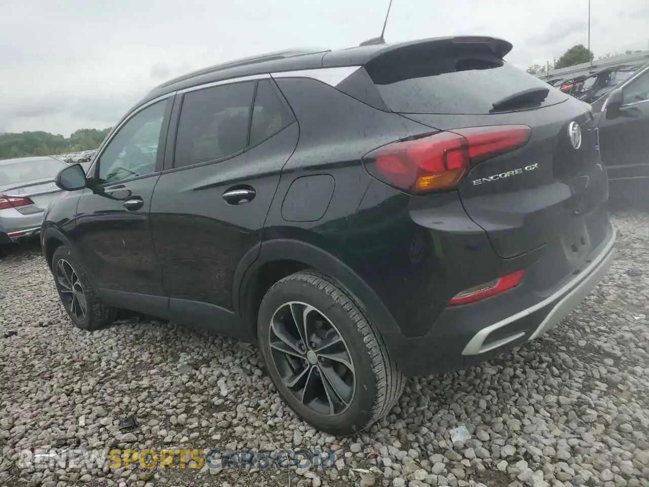 2 fotografías del automóvil dañado KL4MMDS27MB138277 BUICK ENCORE 2021