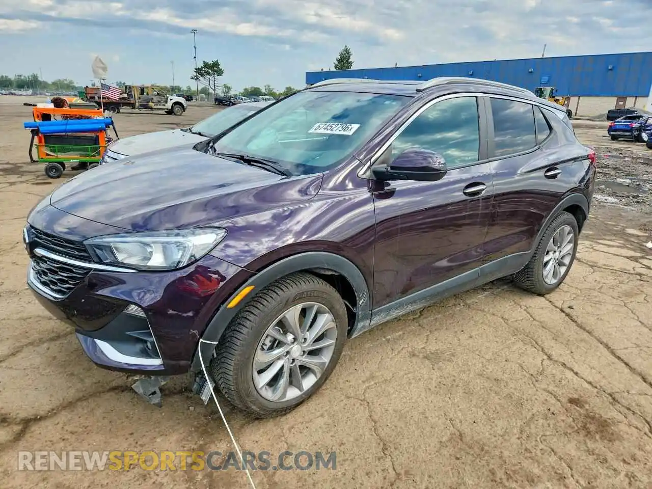 1 Photograph of a damaged car KL4MMDS27MB139462 BUICK ENCORE 2021