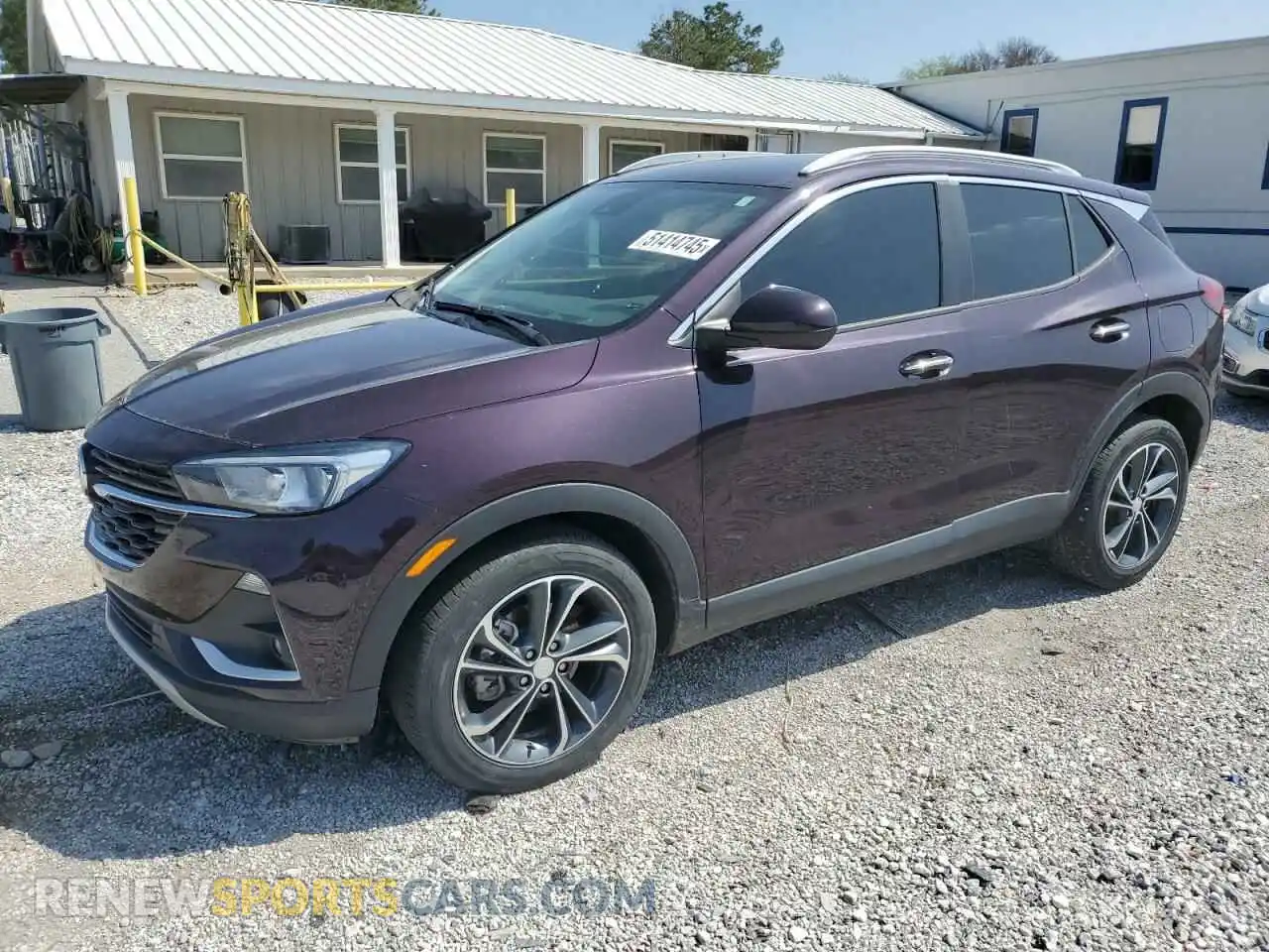 1 Фотография поврежденного автомобиля KL4MMDS29MB122632 BUICK ENCORE 2021