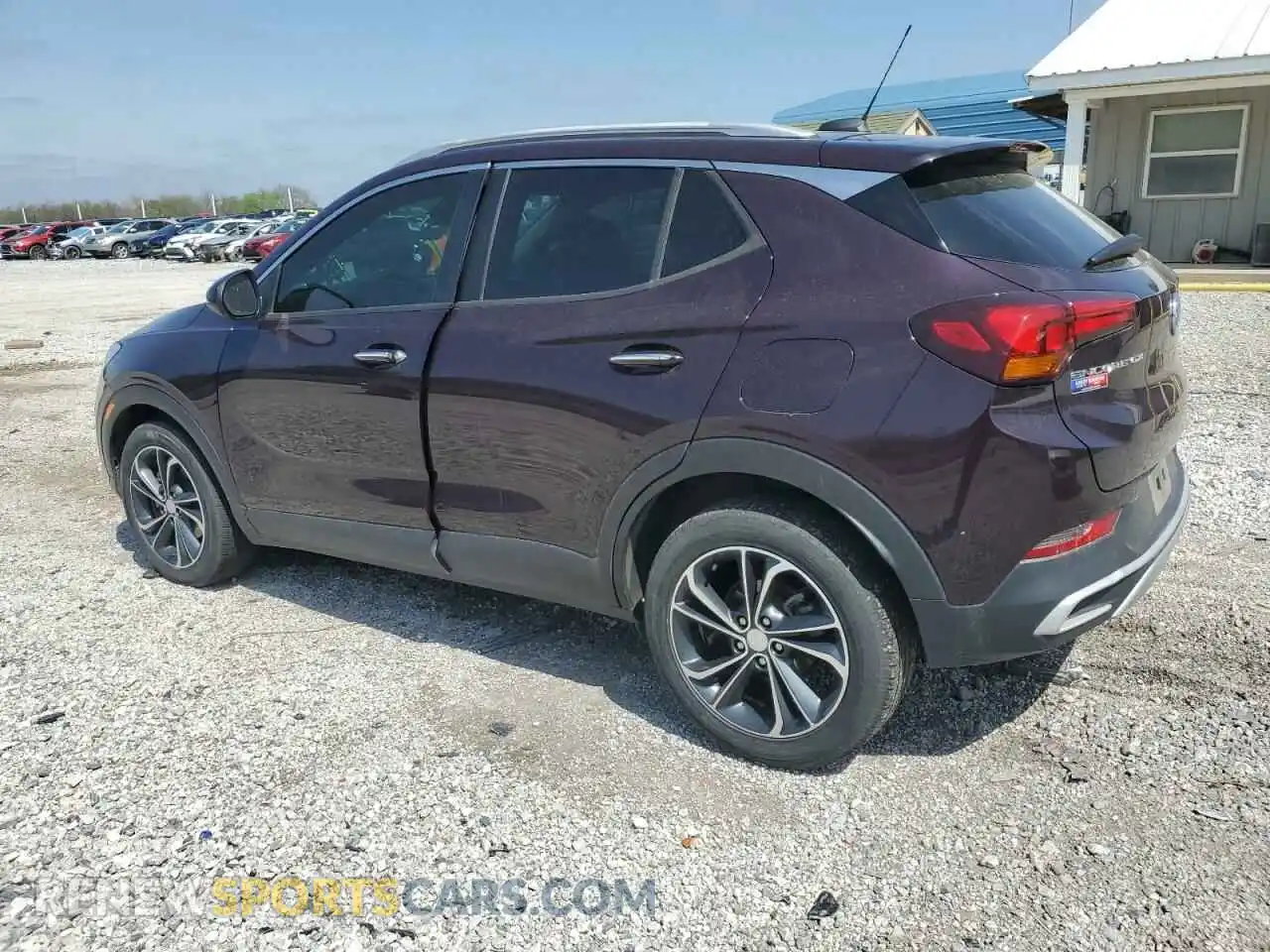 2 Фотография поврежденного автомобиля KL4MMDS29MB122632 BUICK ENCORE 2021