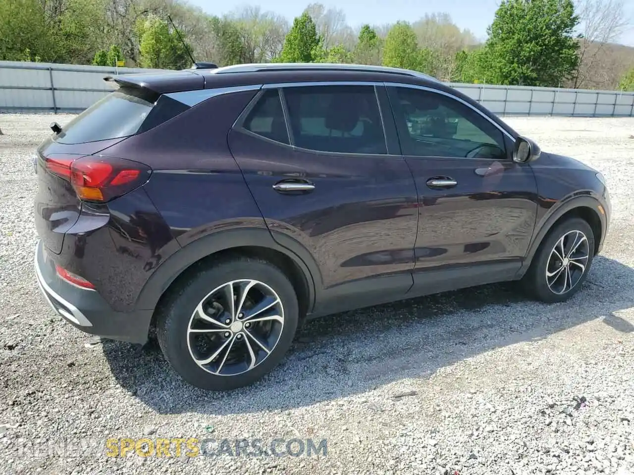 3 Фотография поврежденного автомобиля KL4MMDS29MB122632 BUICK ENCORE 2021
