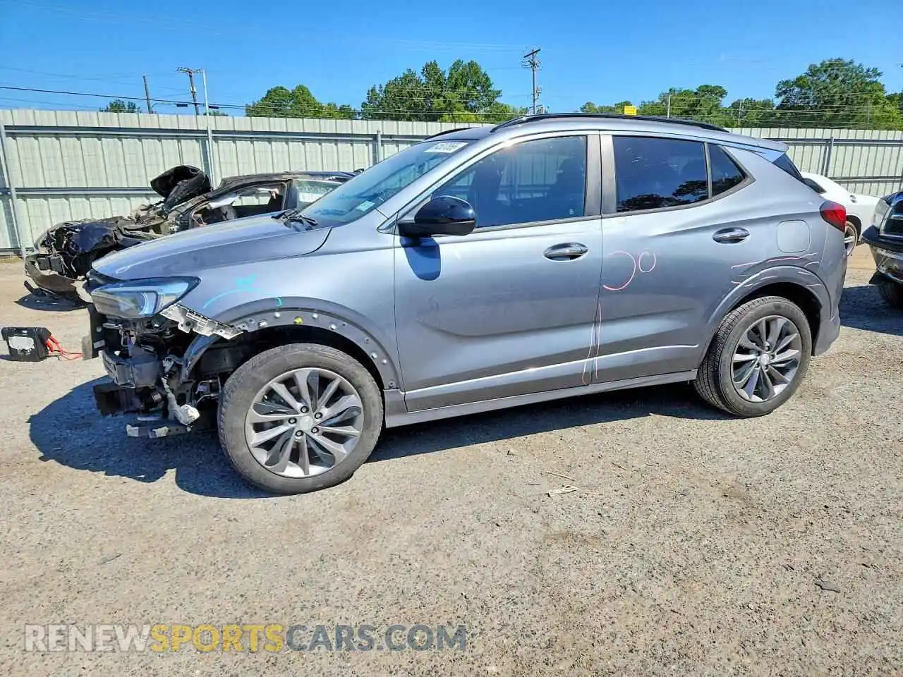 1 fotografías del automóvil dañado KL4MMDS2XMB042143 BUICK ENCORE 2021