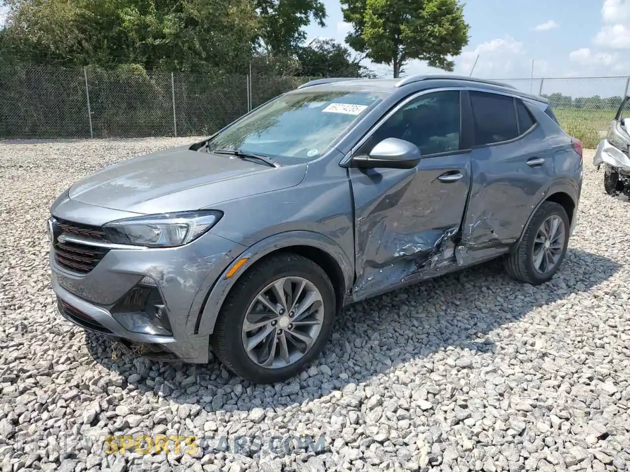 1 Photograph of a damaged car KL4MMDS2XMB046080 BUICK ENCORE 2021