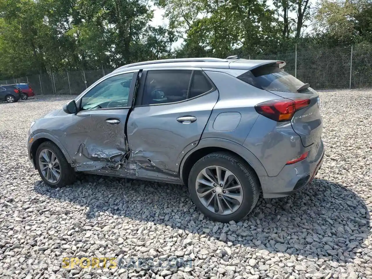 2 Photograph of a damaged car KL4MMDS2XMB046080 BUICK ENCORE 2021