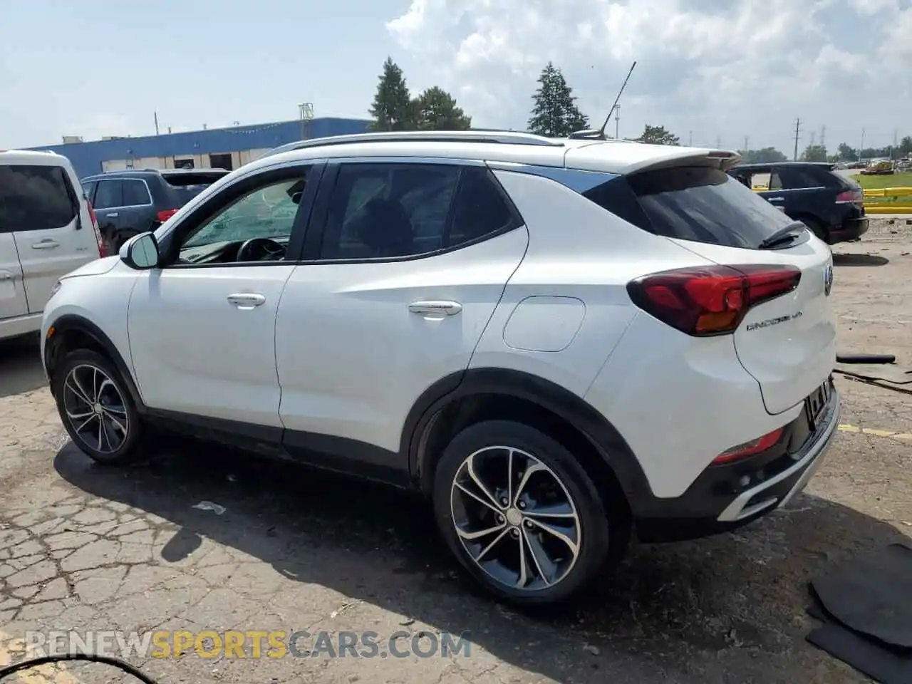 2 Photograph of a damaged car KL4MMDS2XMB075174 BUICK ENCORE 2021