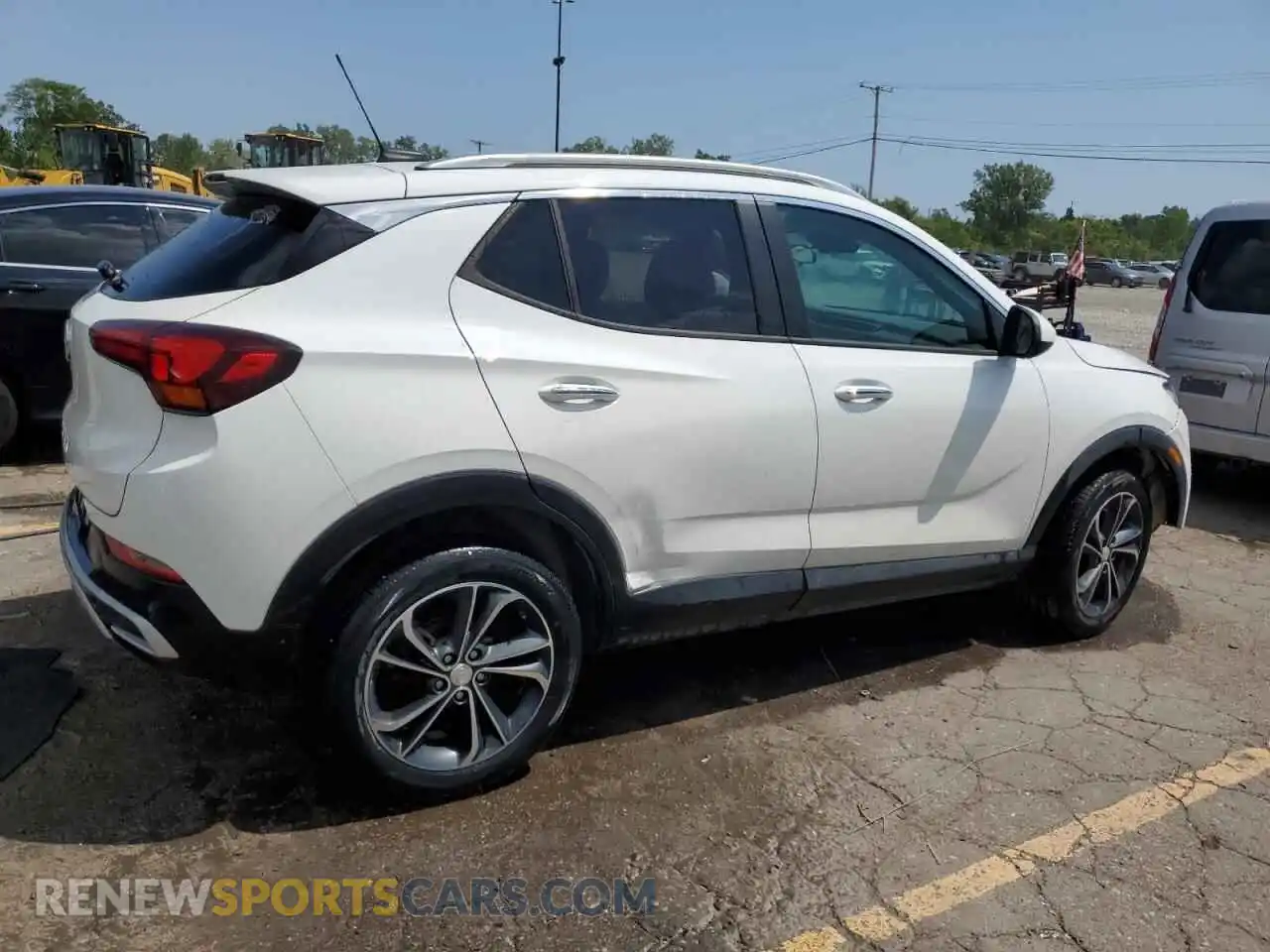 3 Photograph of a damaged car KL4MMDS2XMB075174 BUICK ENCORE 2021