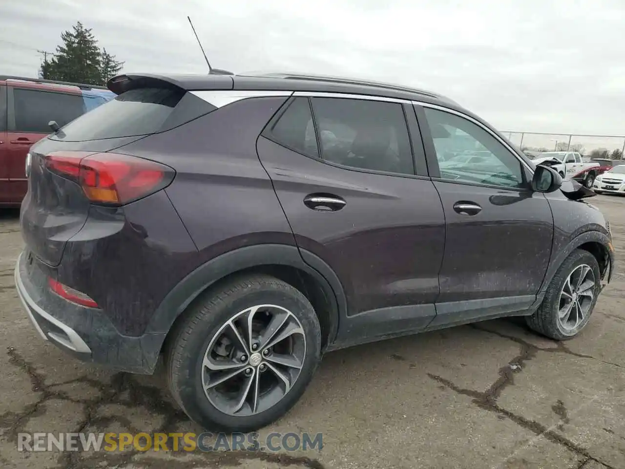 3 Photograph of a damaged car KL4MMDS2XMB118315 BUICK ENCORE 2021