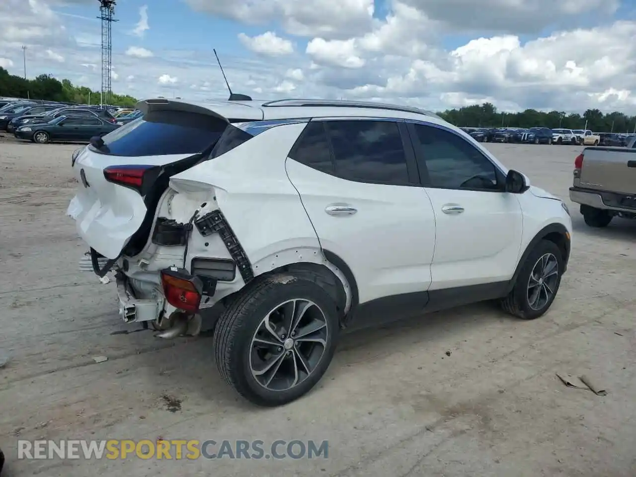 3 Photograph of a damaged car KL4MMDS2XMB179616 BUICK ENCORE 2021