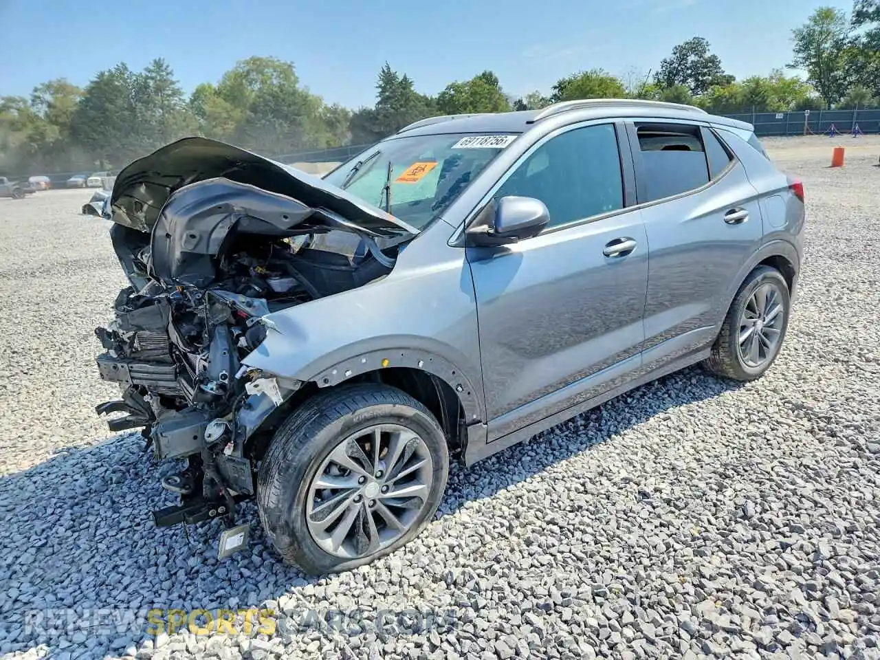 1 Photograph of a damaged car KL4MMDSL6MB081577 BUICK ENCORE 2021