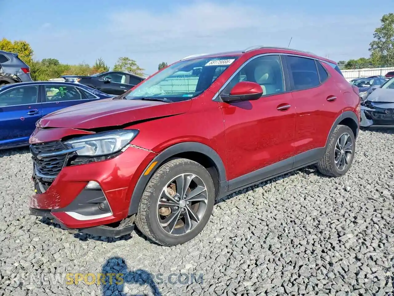 1 Фотография поврежденного автомобиля KL4MMDSL6MB144807 BUICK ENCORE 2021