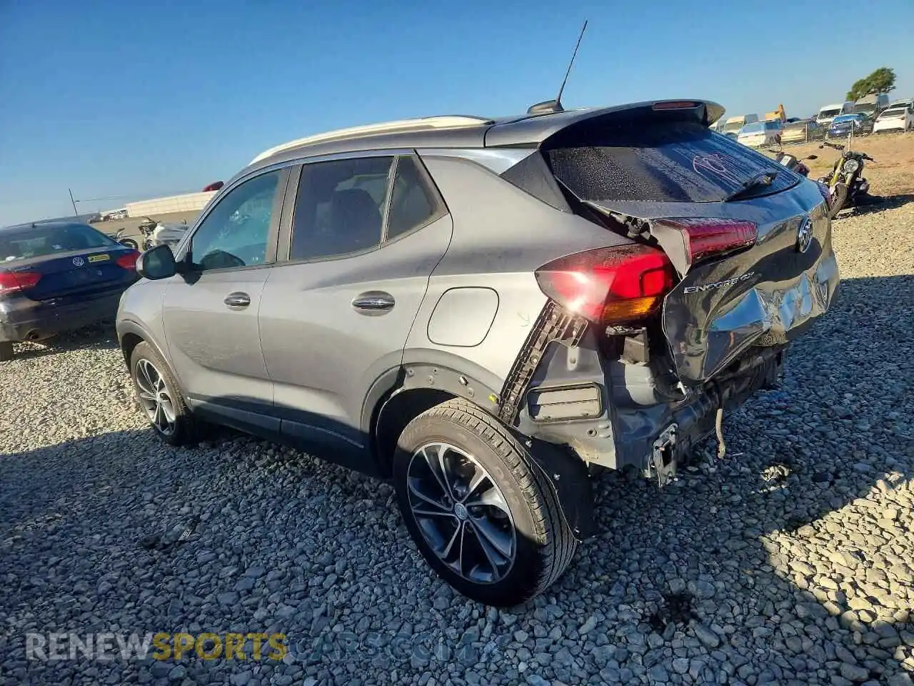 2 Фотография поврежденного автомобиля KL4MMDSL9MB151511 BUICK ENCORE 2021