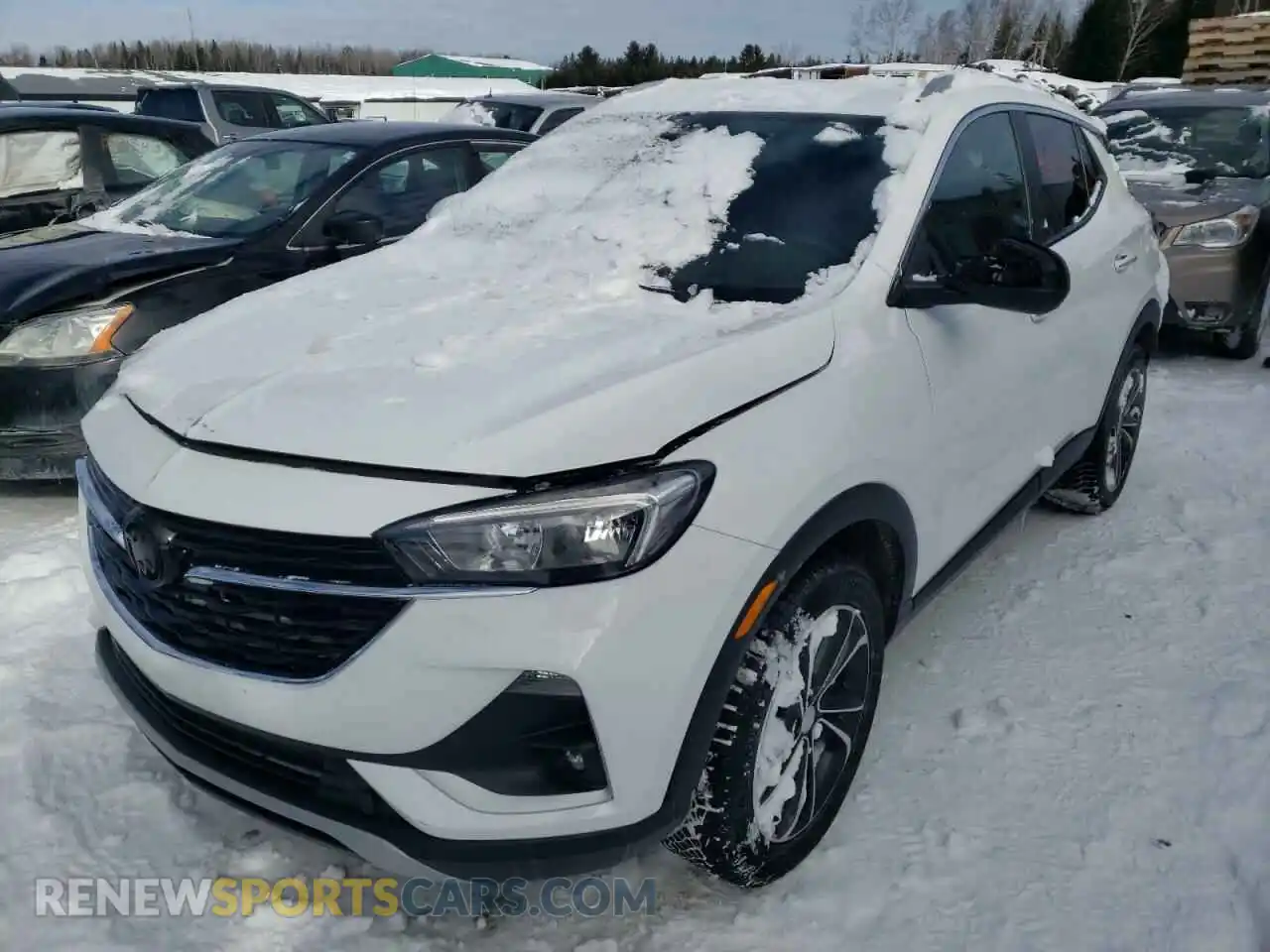 1 Photograph of a damaged car KL4MMESL1MB039288 BUICK ENCORE 2021