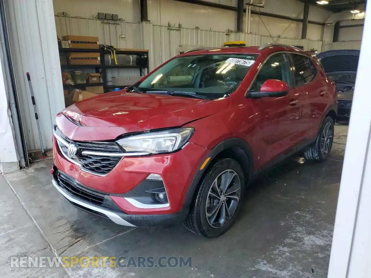 1 Photograph of a damaged car KL4MMESL1MB064840 BUICK ENCORE 2021