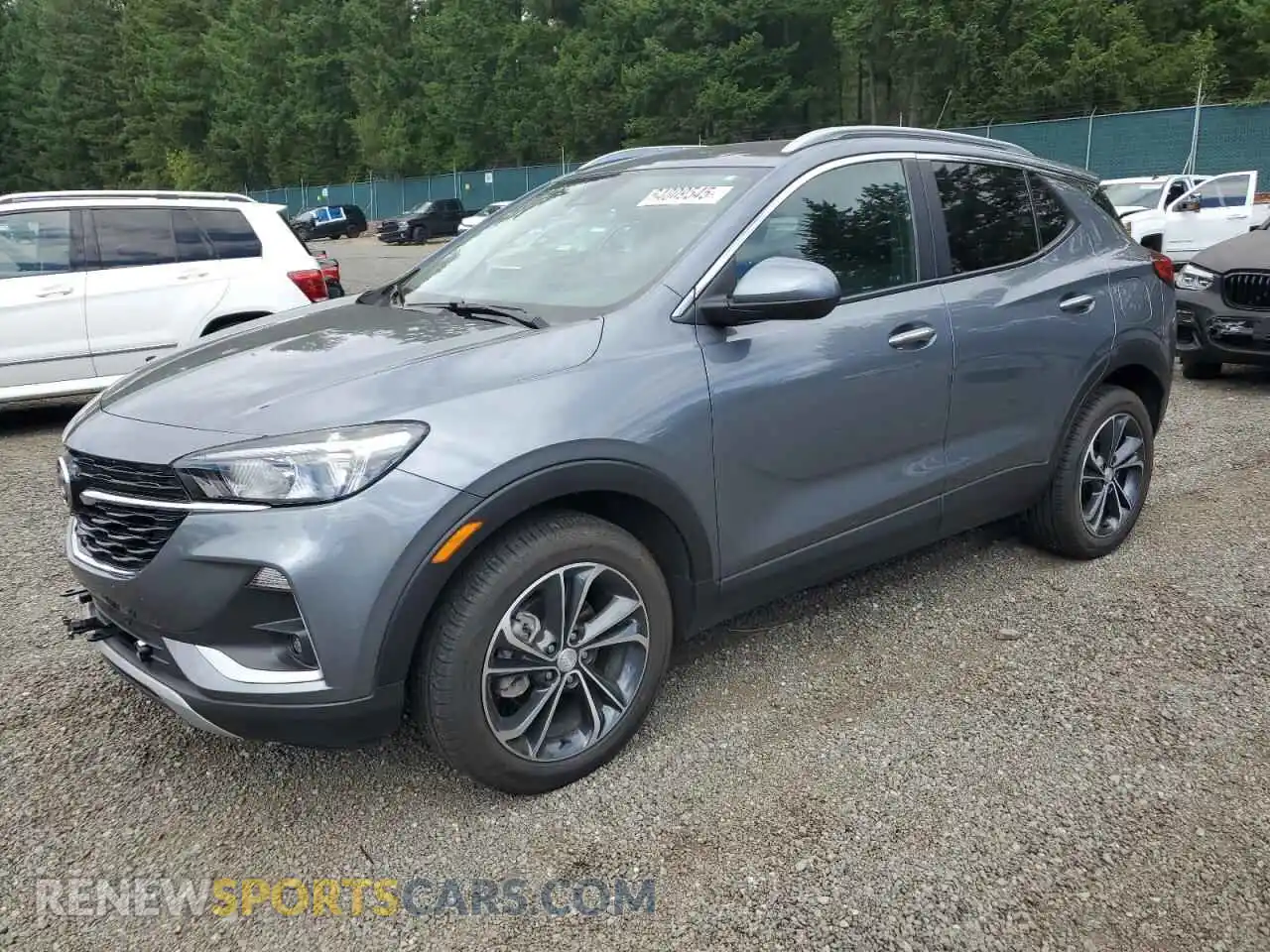 1 Photograph of a damaged car KL4MMESL1MB158152 BUICK ENCORE 2021
