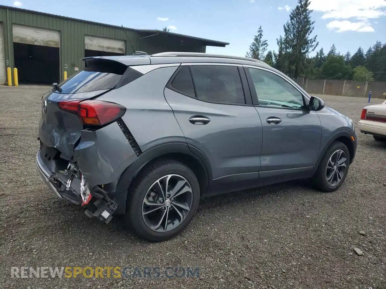 3 Photograph of a damaged car KL4MMESL1MB158152 BUICK ENCORE 2021