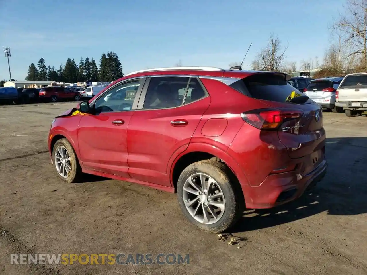 2 fotografías del automóvil dañado KL4MMESL2MB142168 BUICK ENCORE 2021