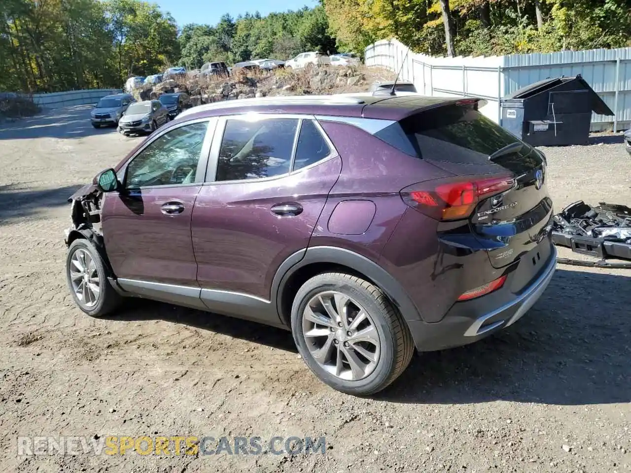 2 Photograph of a damaged car KL4MMESL3MB106568 BUICK ENCORE 2021