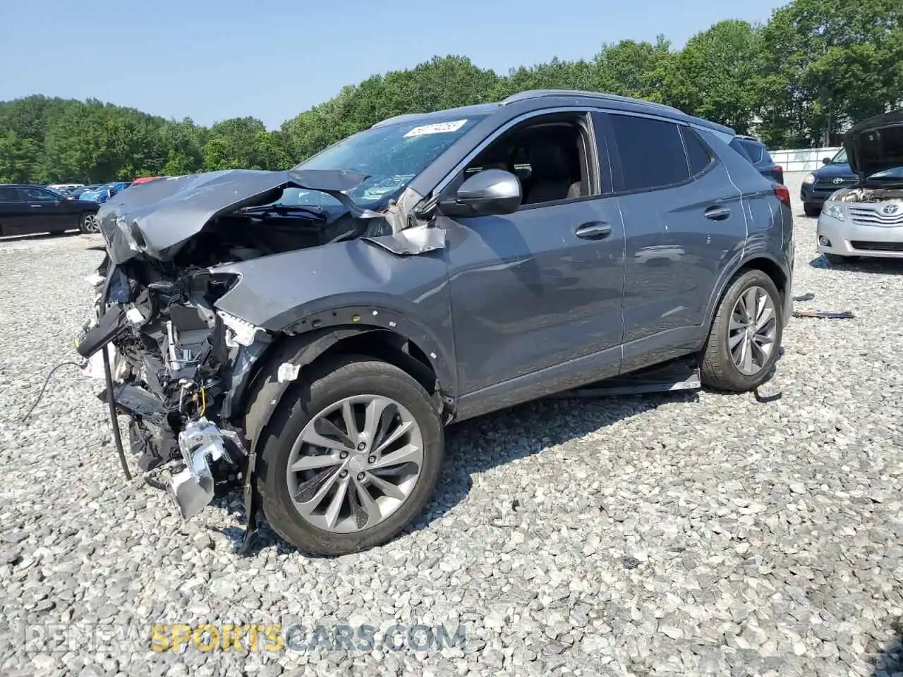 1 Фотография поврежденного автомобиля KL4MMESL5MB093113 BUICK ENCORE 2021