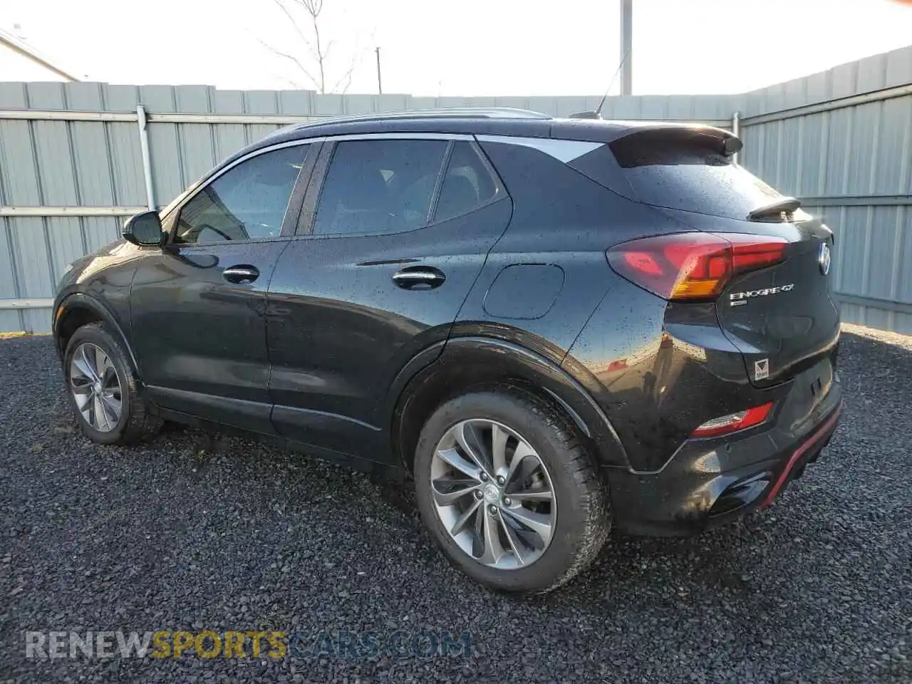 2 Photograph of a damaged car KL4MMESL7MB053373 BUICK ENCORE 2021
