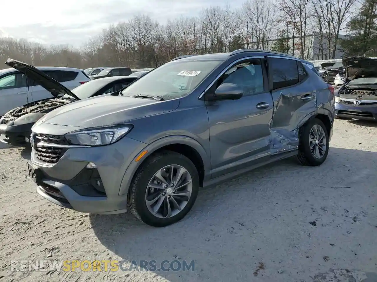1 fotografías del automóvil dañado KL4MMESL8MB051213 BUICK ENCORE 2021