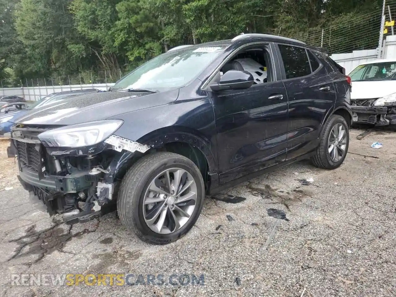 1 Photograph of a damaged car KL4MMESL9MB047249 BUICK ENCORE 2021