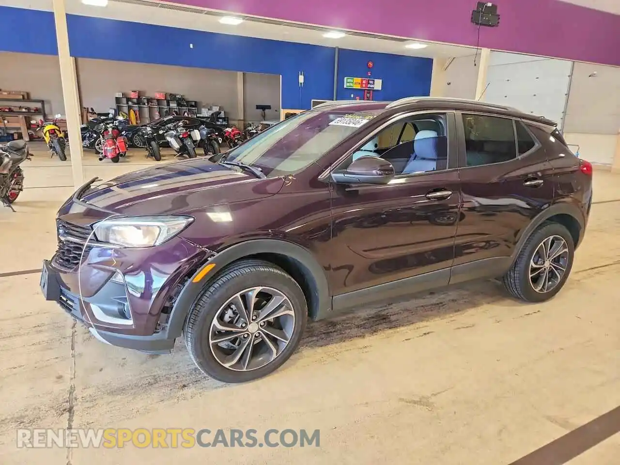 1 fotografías del automóvil dañado KL4MMESL9MB150252 BUICK ENCORE 2021