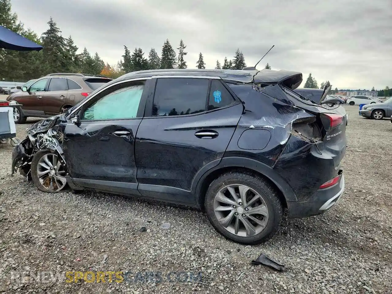 2 Photograph of a damaged car KL4MMESLXMB100749 BUICK ENCORE 2021