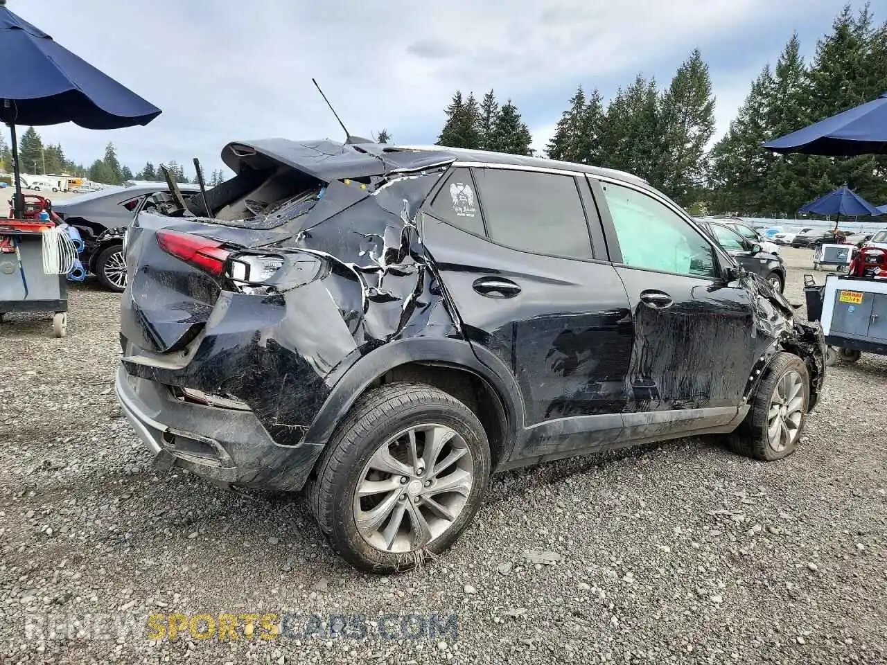 3 Photograph of a damaged car KL4MMESLXMB100749 BUICK ENCORE 2021