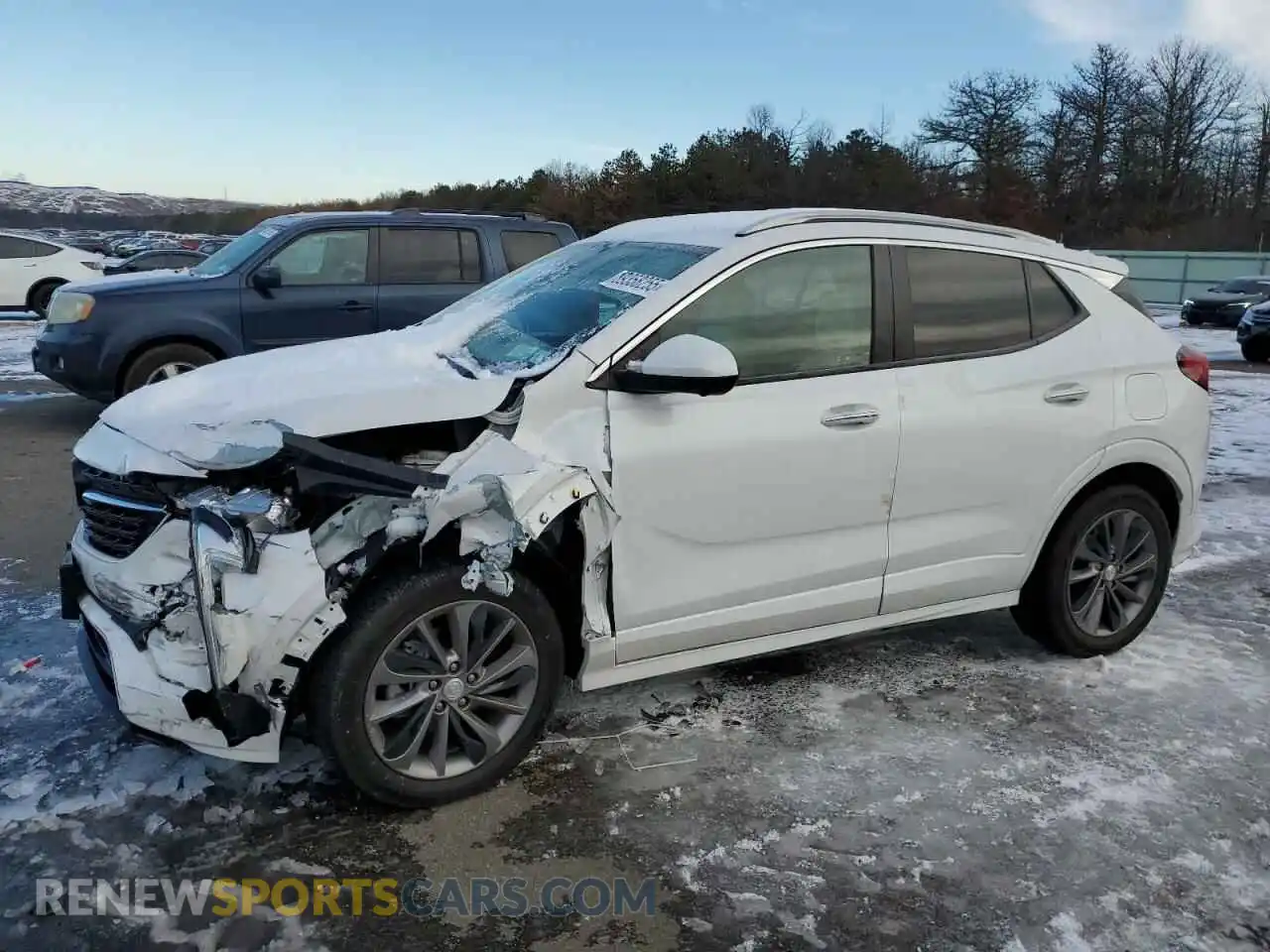 1 Photograph of a damaged car KL4MMESLXMB122105 BUICK ENCORE 2021