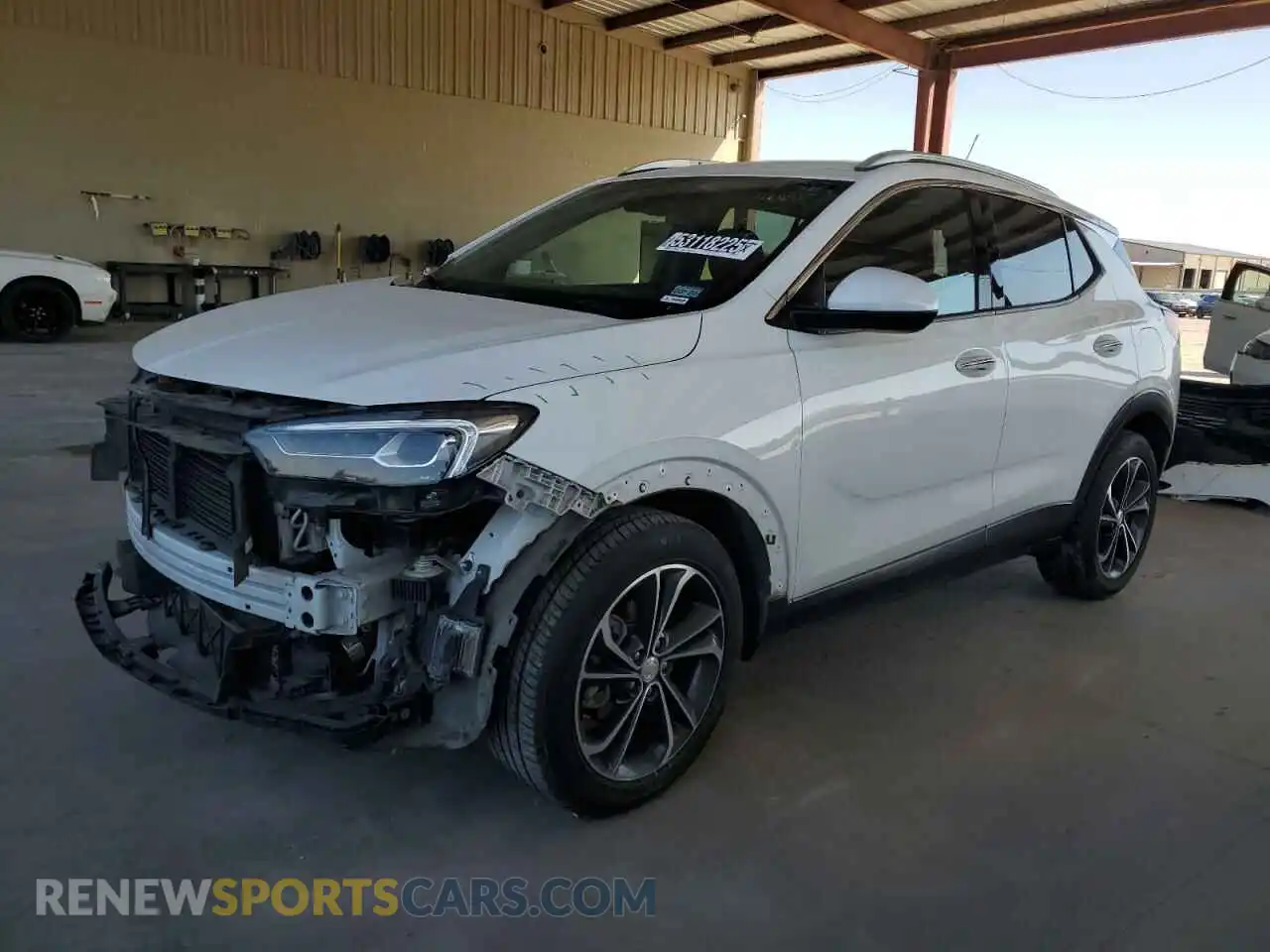1 Photograph of a damaged car KL4MMFSL6MB154782 BUICK ENCORE 2021