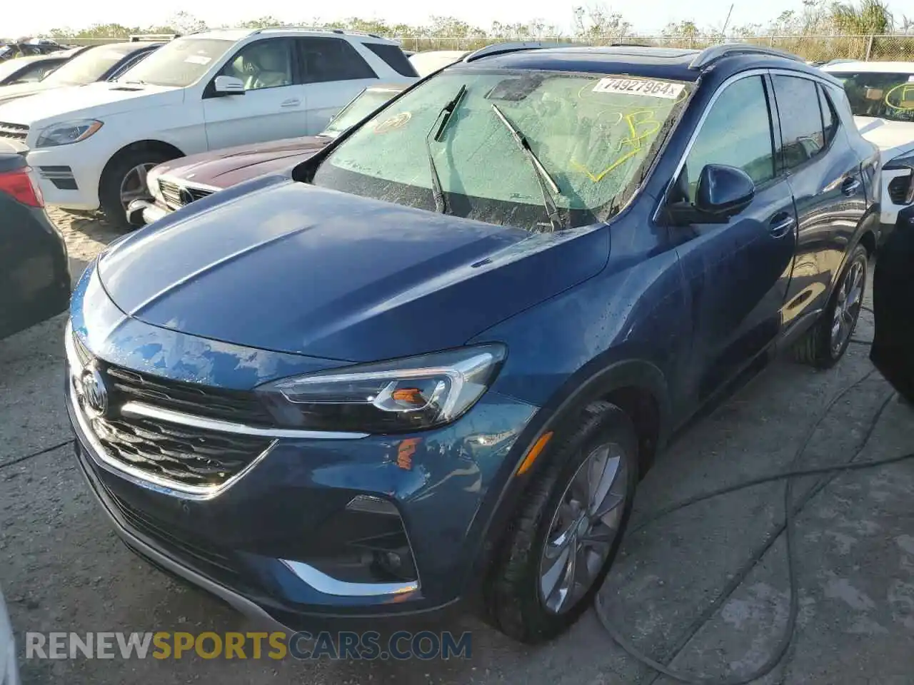 1 Photograph of a damaged car KL4MMFSL7MB036935 BUICK ENCORE 2021