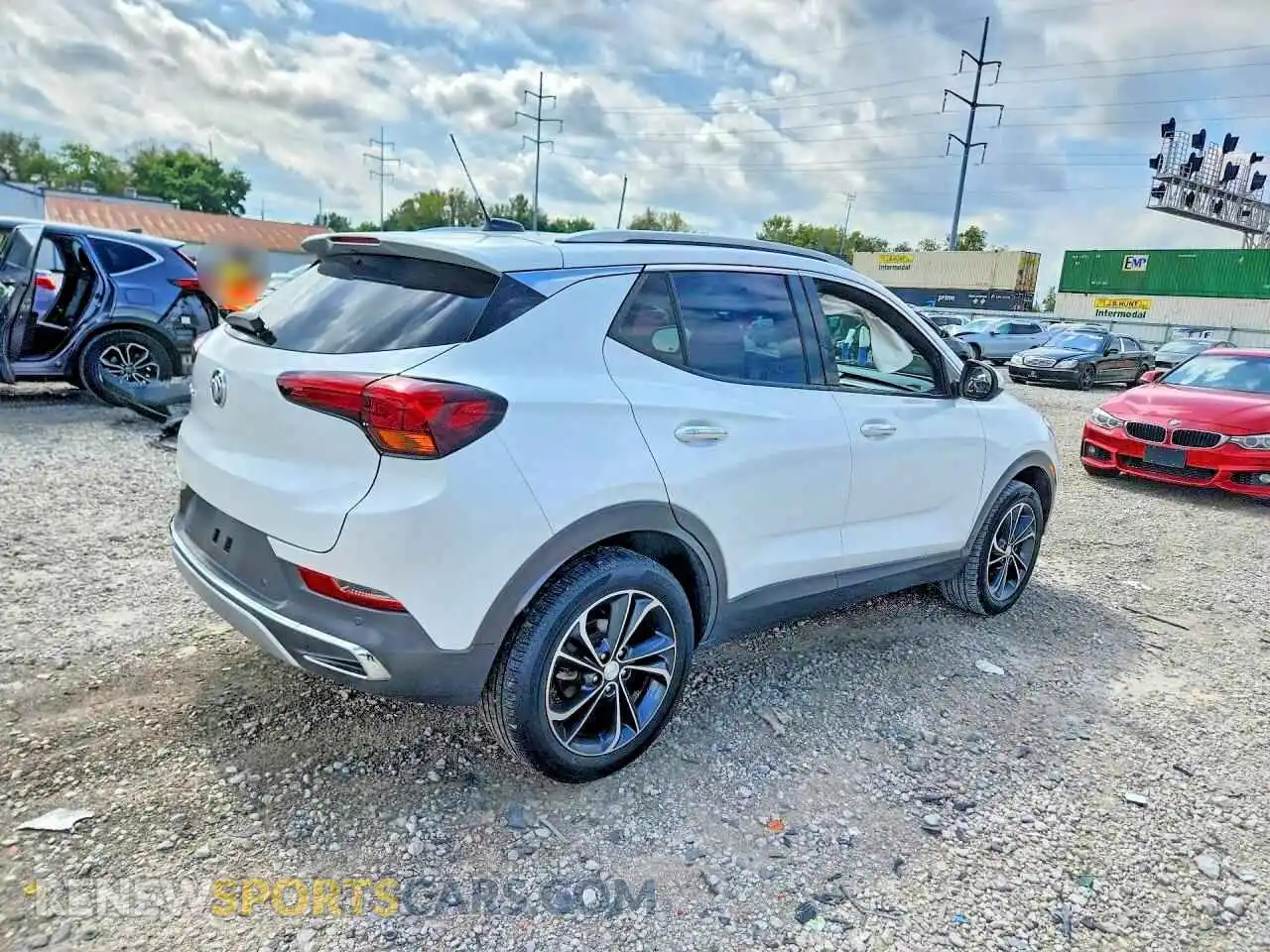 3 Фотография поврежденного автомобиля KL4MMGSL0MB153438 BUICK ENCORE 2021