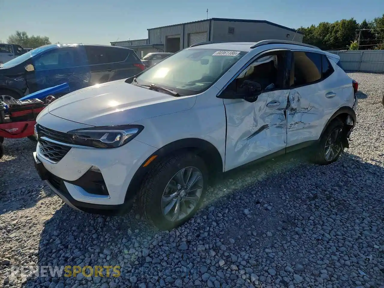 1 Photograph of a damaged car KL4MMGSL1MB157823 BUICK ENCORE 2021