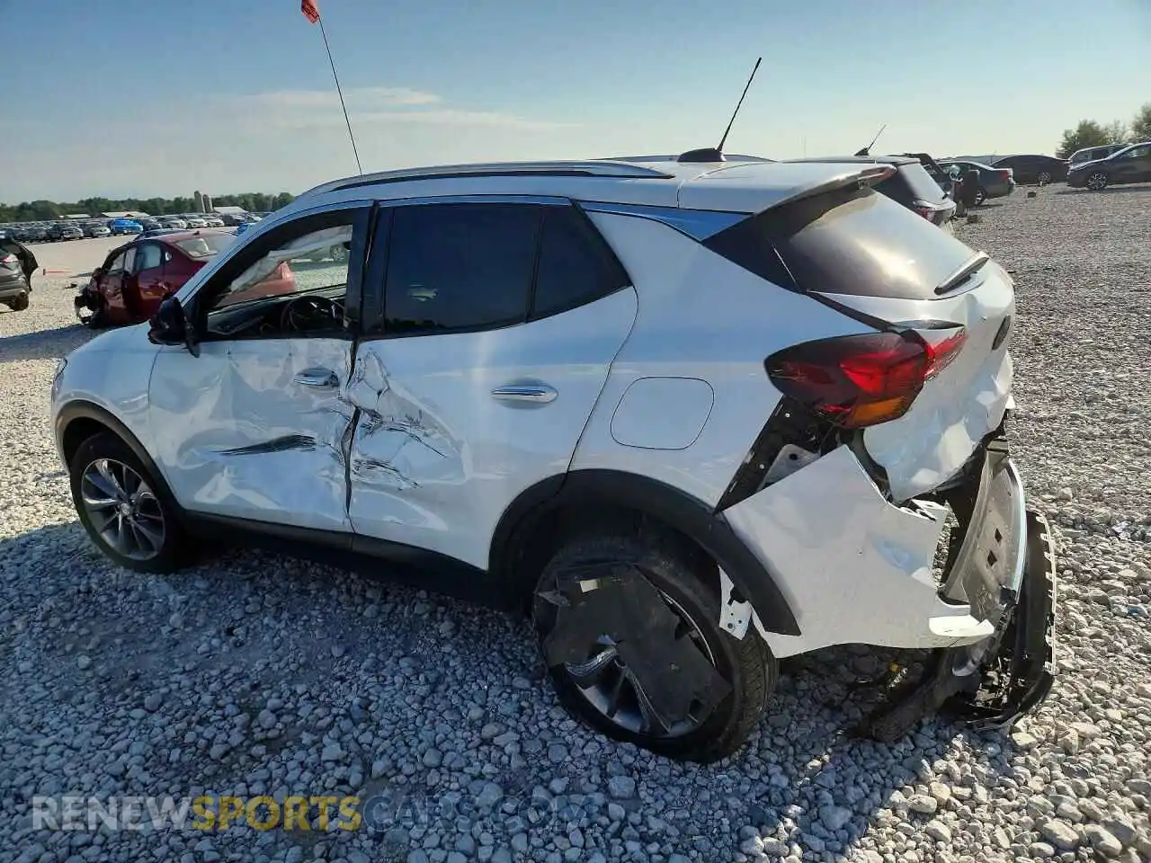 2 Photograph of a damaged car KL4MMGSL1MB157823 BUICK ENCORE 2021