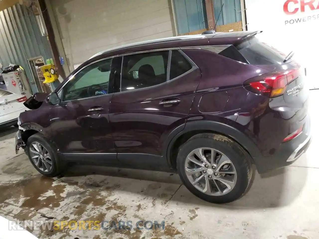 2 fotografías del automóvil dañado KL4MMGSL5MB150213 BUICK ENCORE 2021