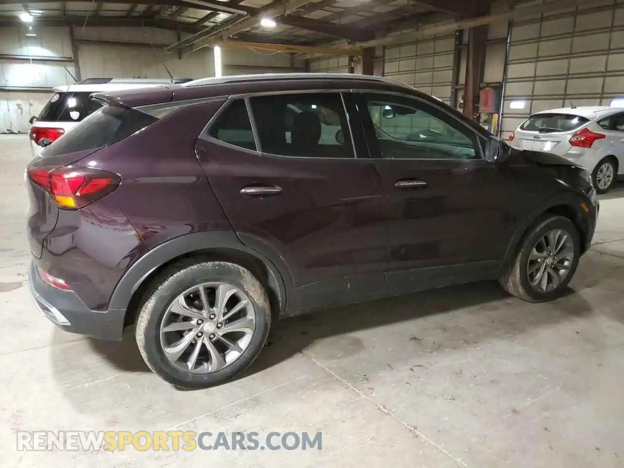 3 fotografías del automóvil dañado KL4MMGSL5MB150213 BUICK ENCORE 2021