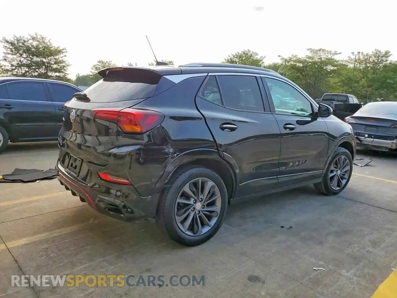 3 fotografías del automóvil dañado KL4MMGSL6MB118595 BUICK ENCORE 2021