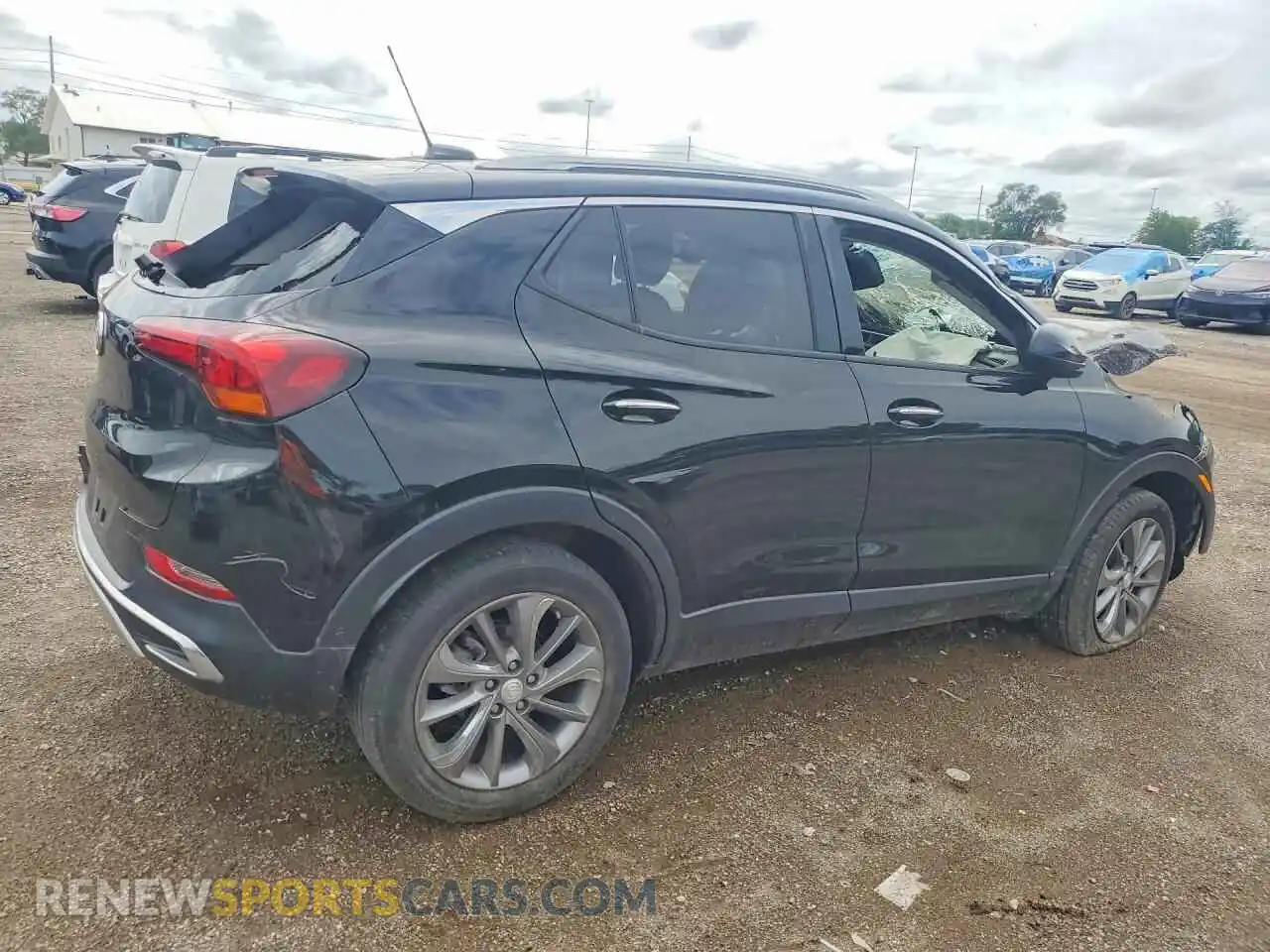 3 Фотография поврежденного автомобиля KL4MMGSL6MB165271 BUICK ENCORE 2021