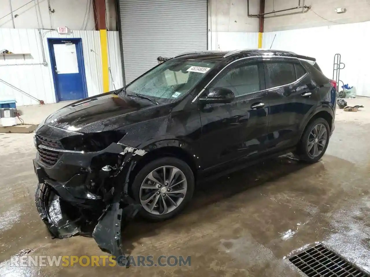 1 Photograph of a damaged car KL4MMGSL8MB138024 BUICK ENCORE 2021