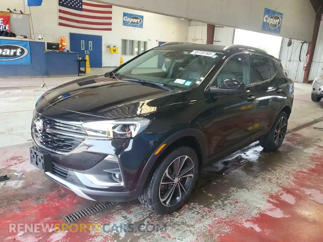 1 Photograph of a damaged car KL4MMGSL9MB182081 BUICK ENCORE 2021