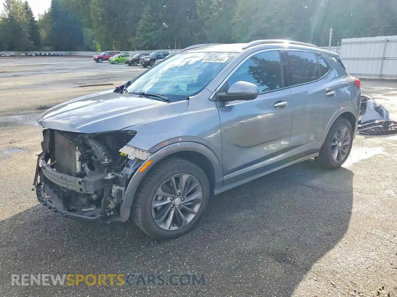 1 Photograph of a damaged car KL4MMGSLXMB163801 BUICK ENCORE 2021