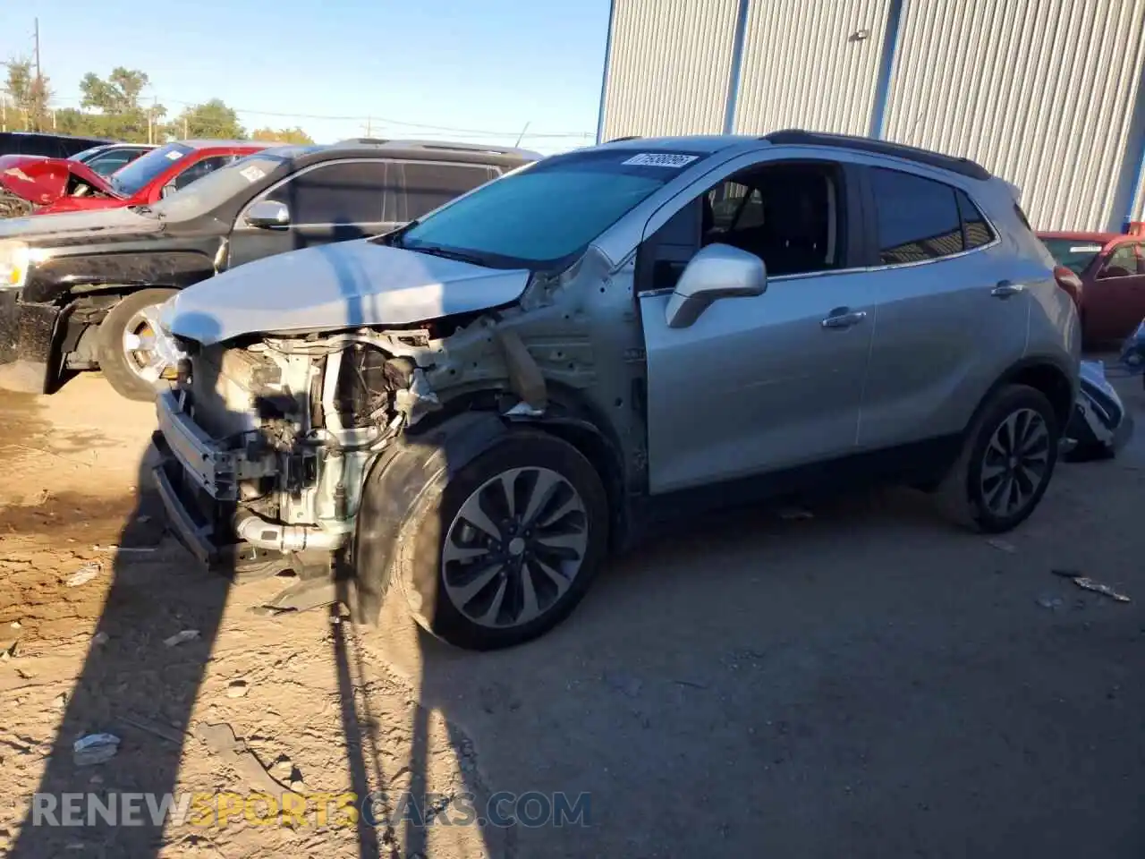 1 Photograph of a damaged car KL4CJASM0NB523685 BUICK ENCORE 2022