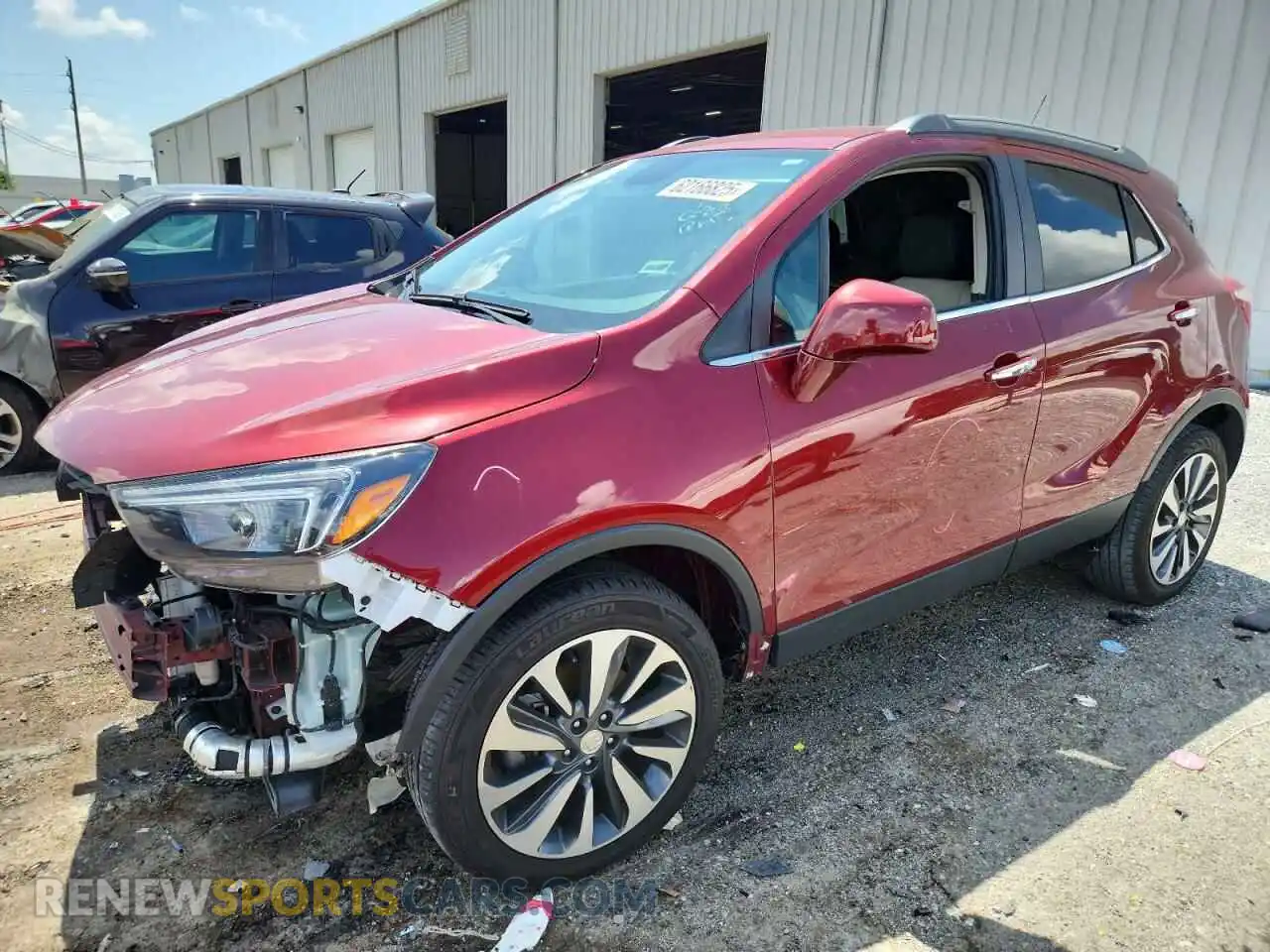 1 Photograph of a damaged car KL4CJASM1NB546747 BUICK ENCORE 2022