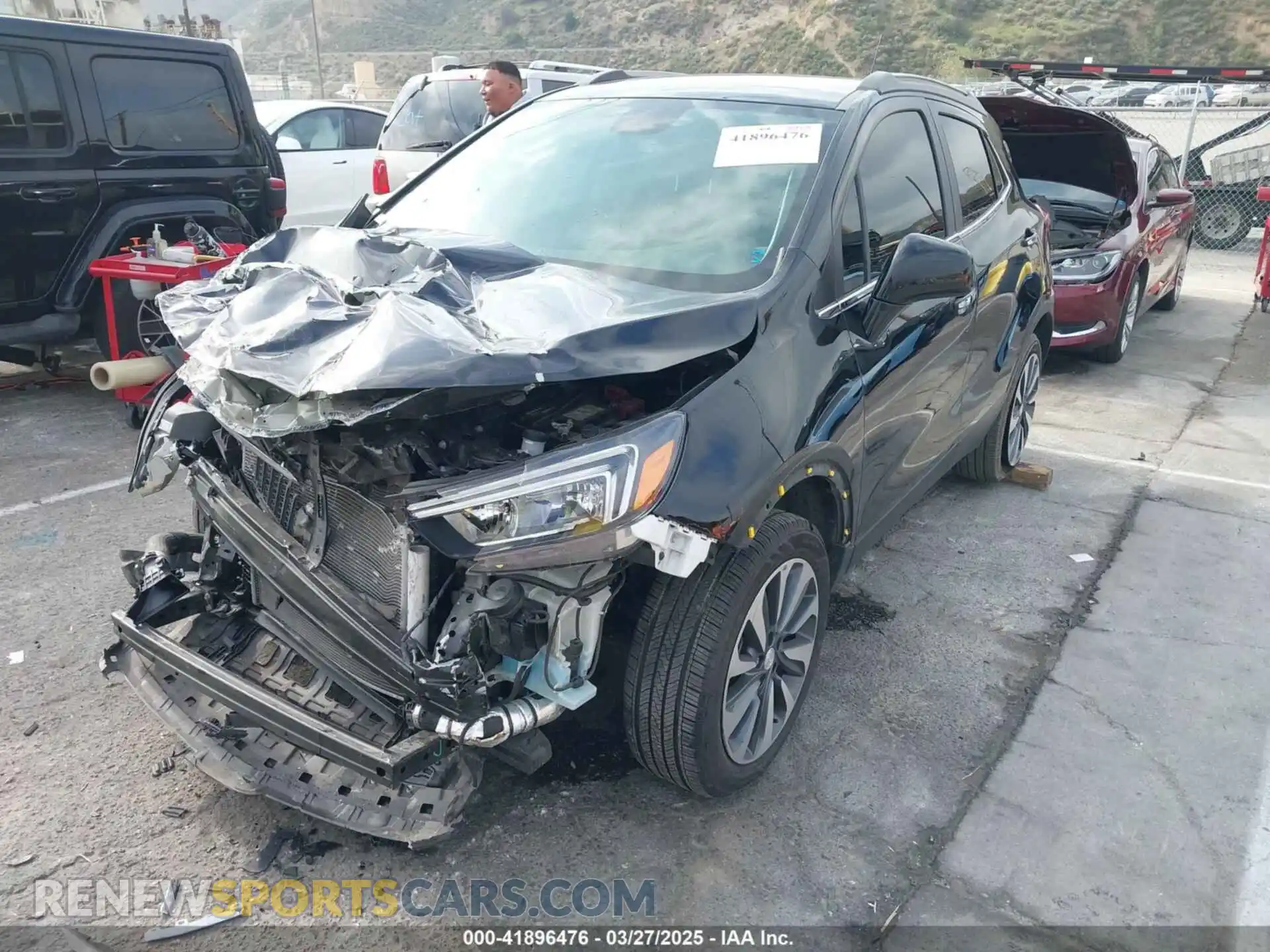 2 Photograph of a damaged car KL4CJASM5NB565754 BUICK ENCORE 2022