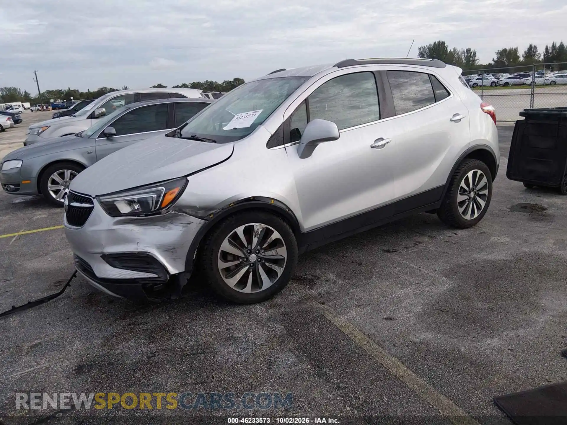 2 fotografías del automóvil dañado KL4CJASM8NB524003 BUICK ENCORE 2022